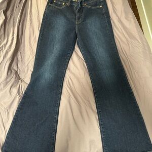 GAP Women's Dark Blue Flare Jeans - Size 29 | 8 RS